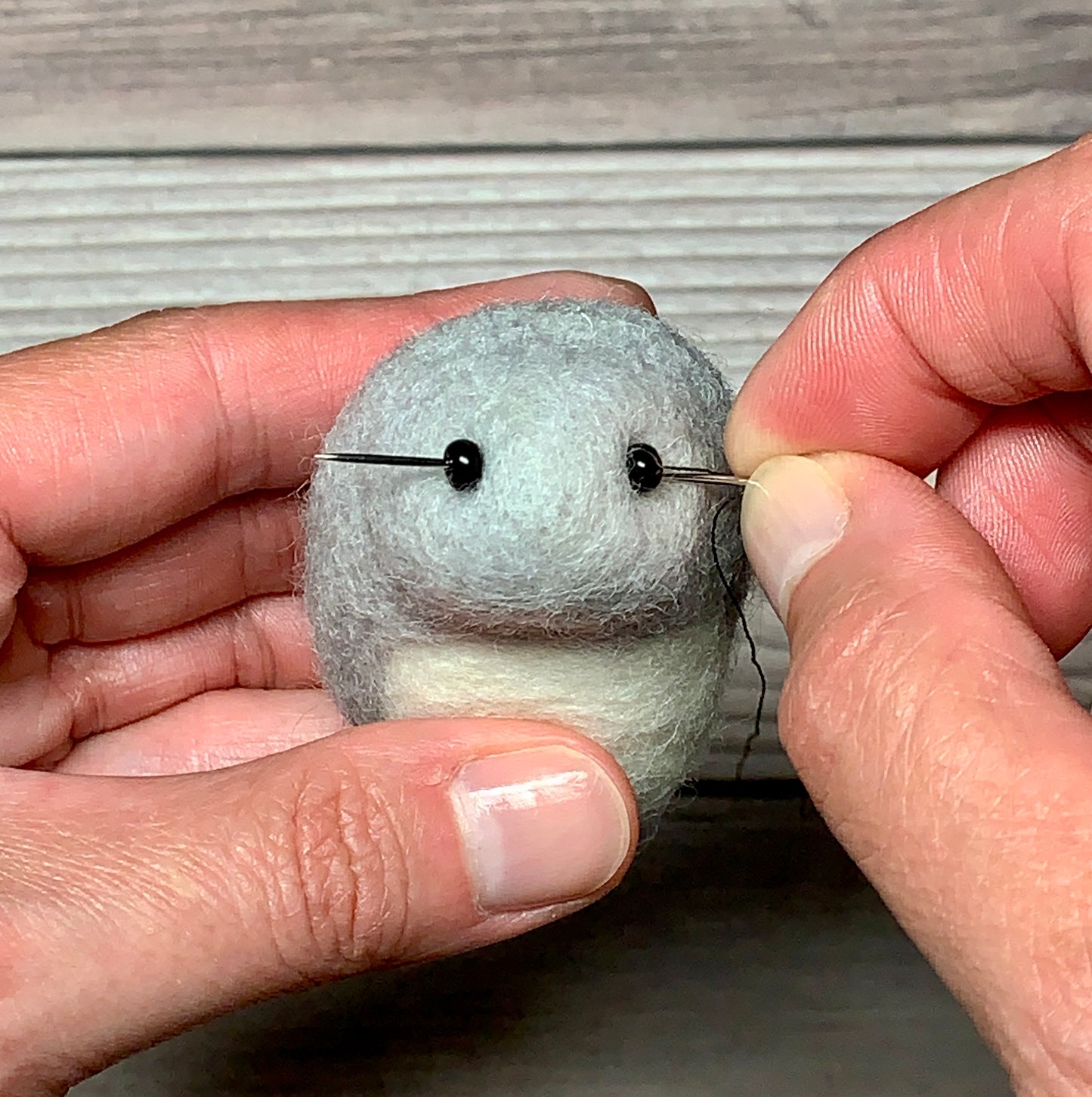 Mouse Needle Felting Kit, DIY Ornament Craft Kit for Beginner