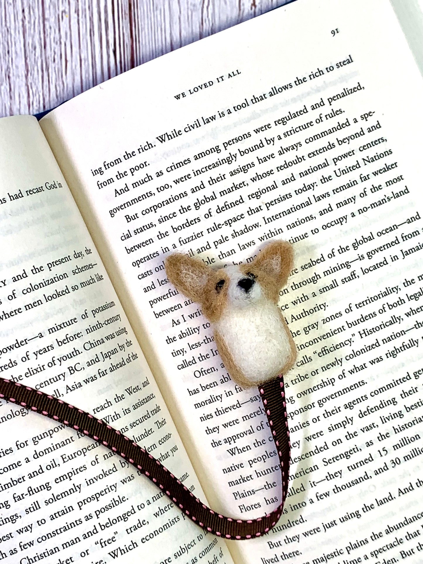 Corgi Bookmark
