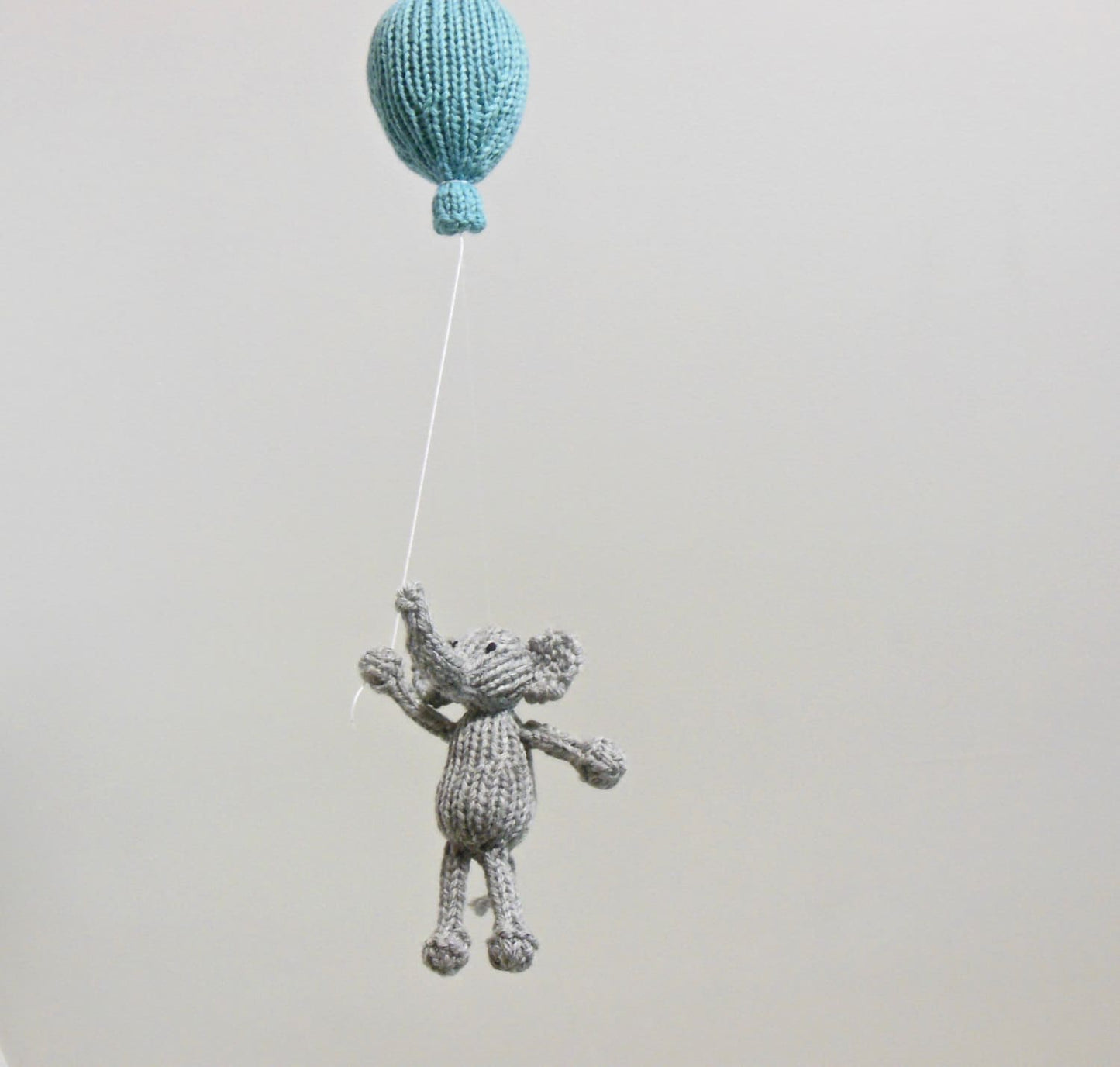 Penguin Flying Away with Balloon Mobile