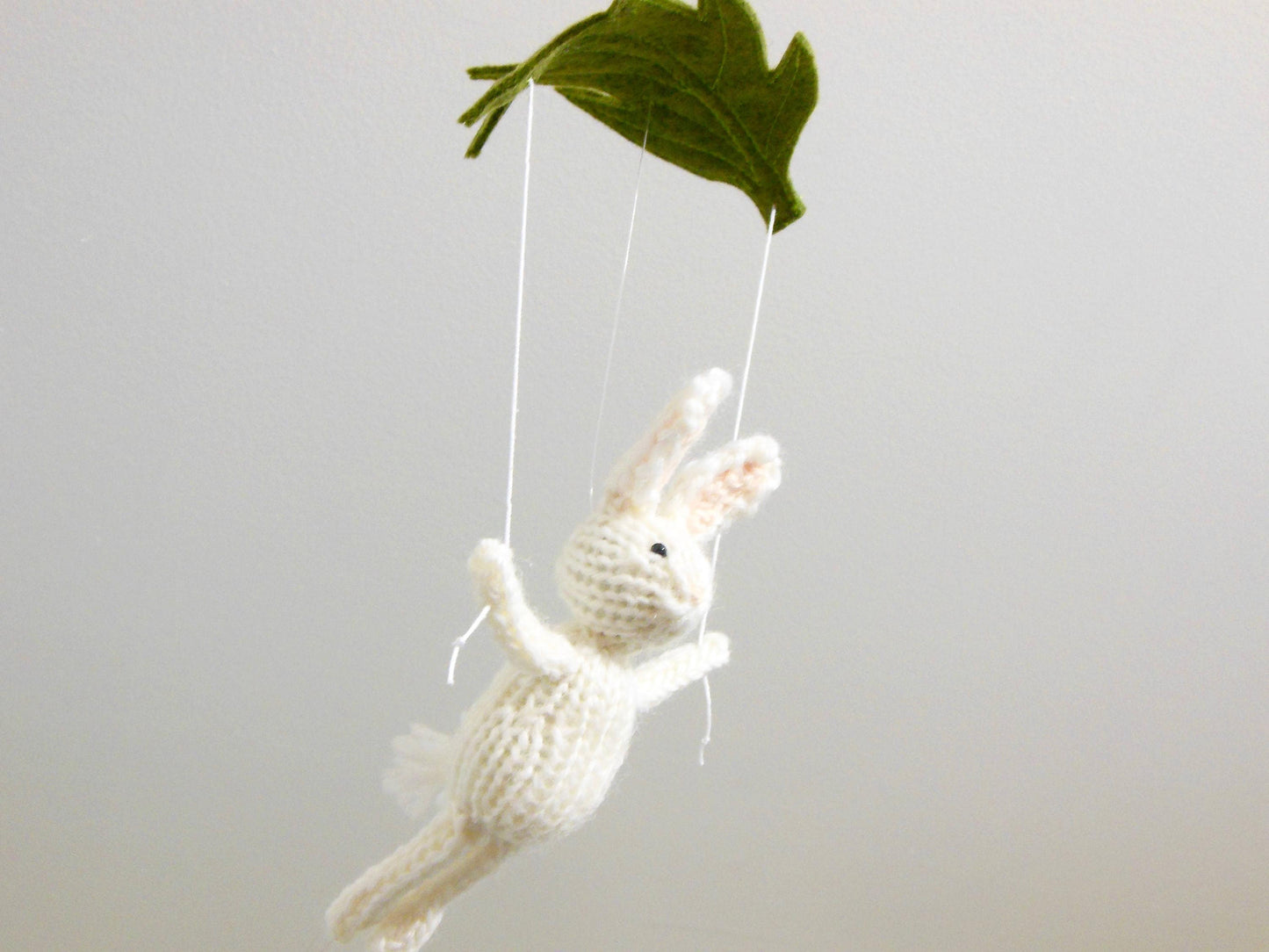 Bunny Holding Spring Mobile