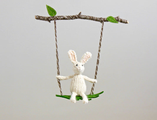 Bunny on a Swing Mobile