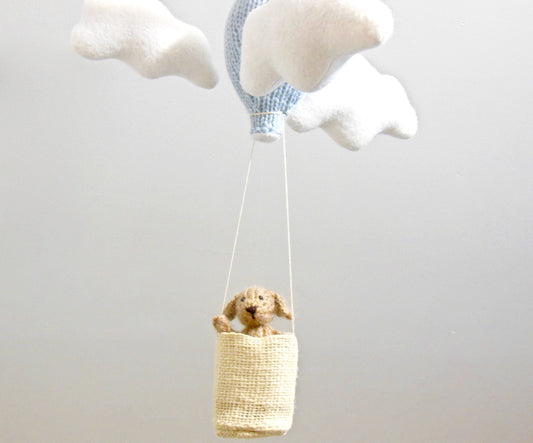 Golden Retriever Hot Air Balloon Mobile