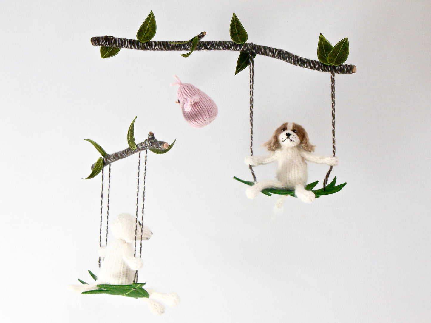 Deluxe Pet Leaf Swing Mobile