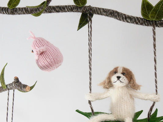 Deluxe Pet Leaf Swing Mobile