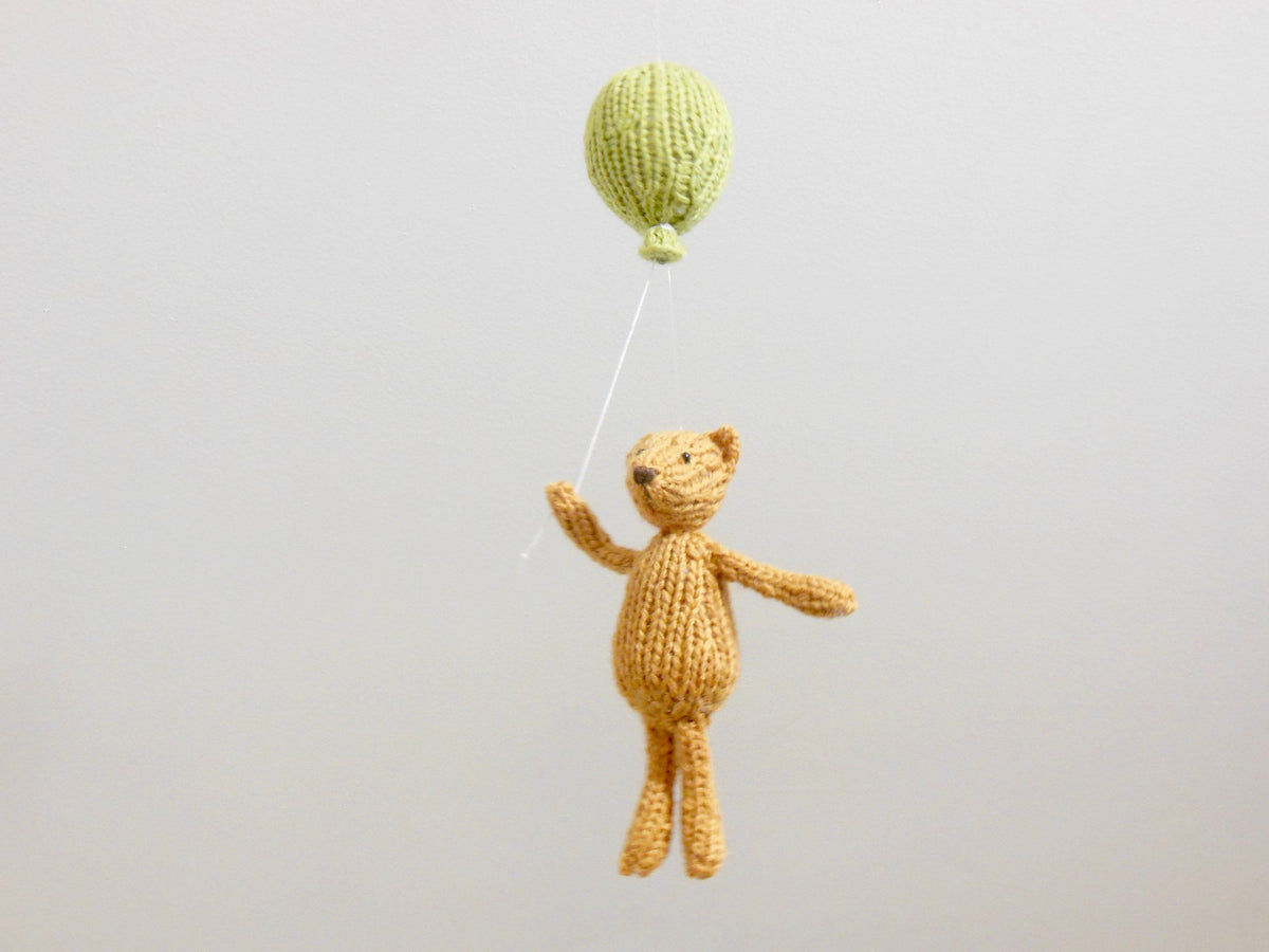 Toffee Bear Holding Balloon Mobile