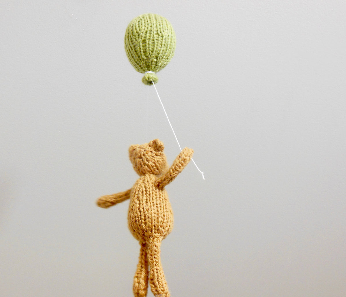 Toffee Bear Holding Balloon Mobile