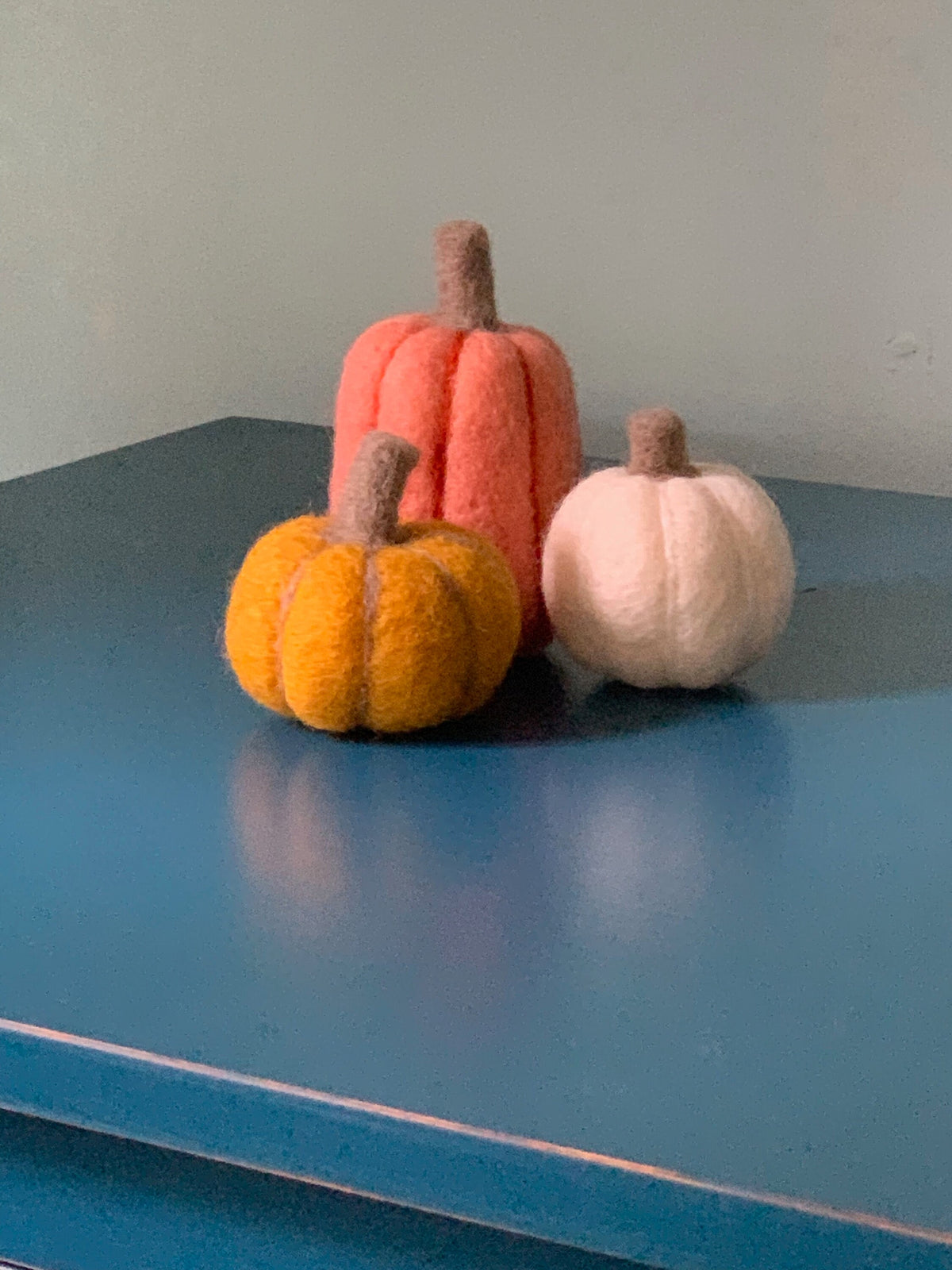 Needle Felted Pumpkins