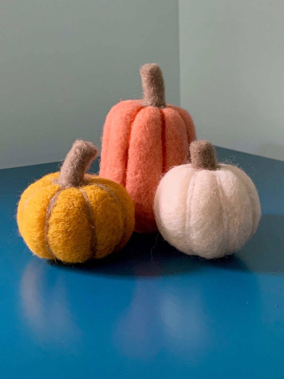 Needle Felted Pumpkins