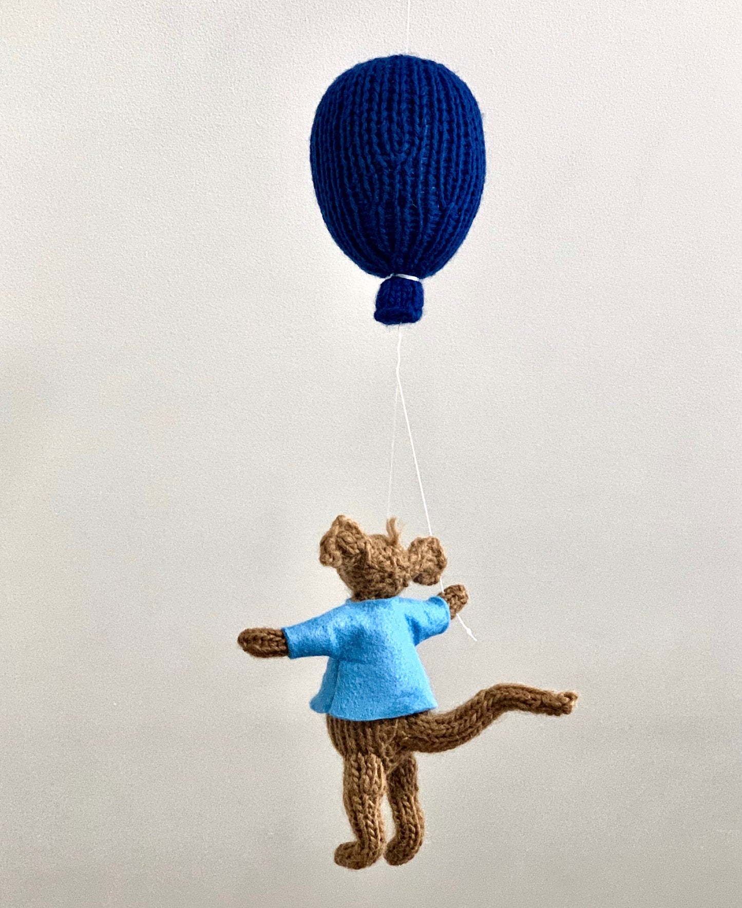 Roo Baby Mobile, Classic Winnie and Pooh Nursery, Gender Neutral Baby Room Art