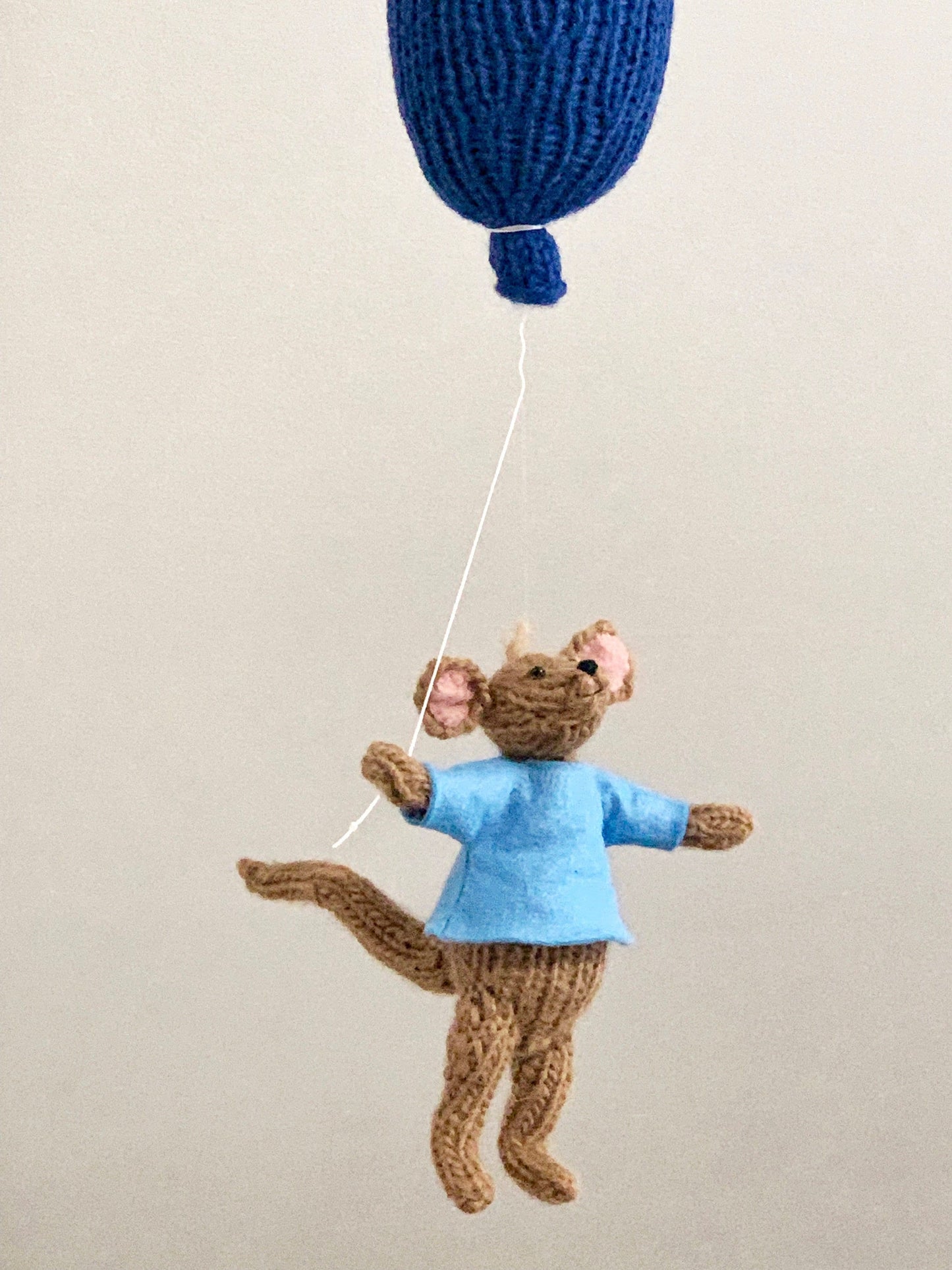 Roo Baby Mobile, Classic Winnie and Pooh Nursery, Gender Neutral Baby Room Art