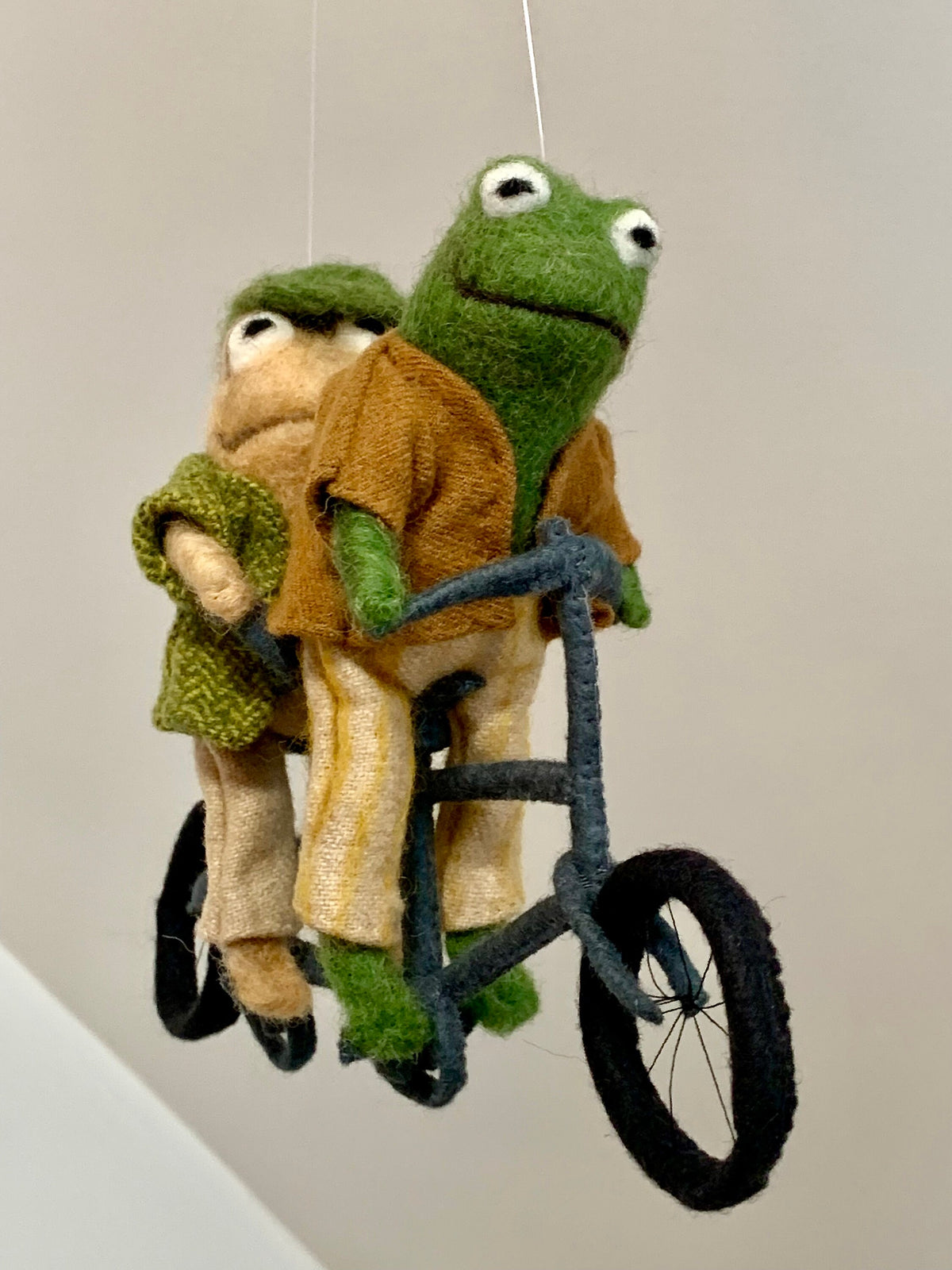 Frog and Toad on the Tandem Bicycle Mobile