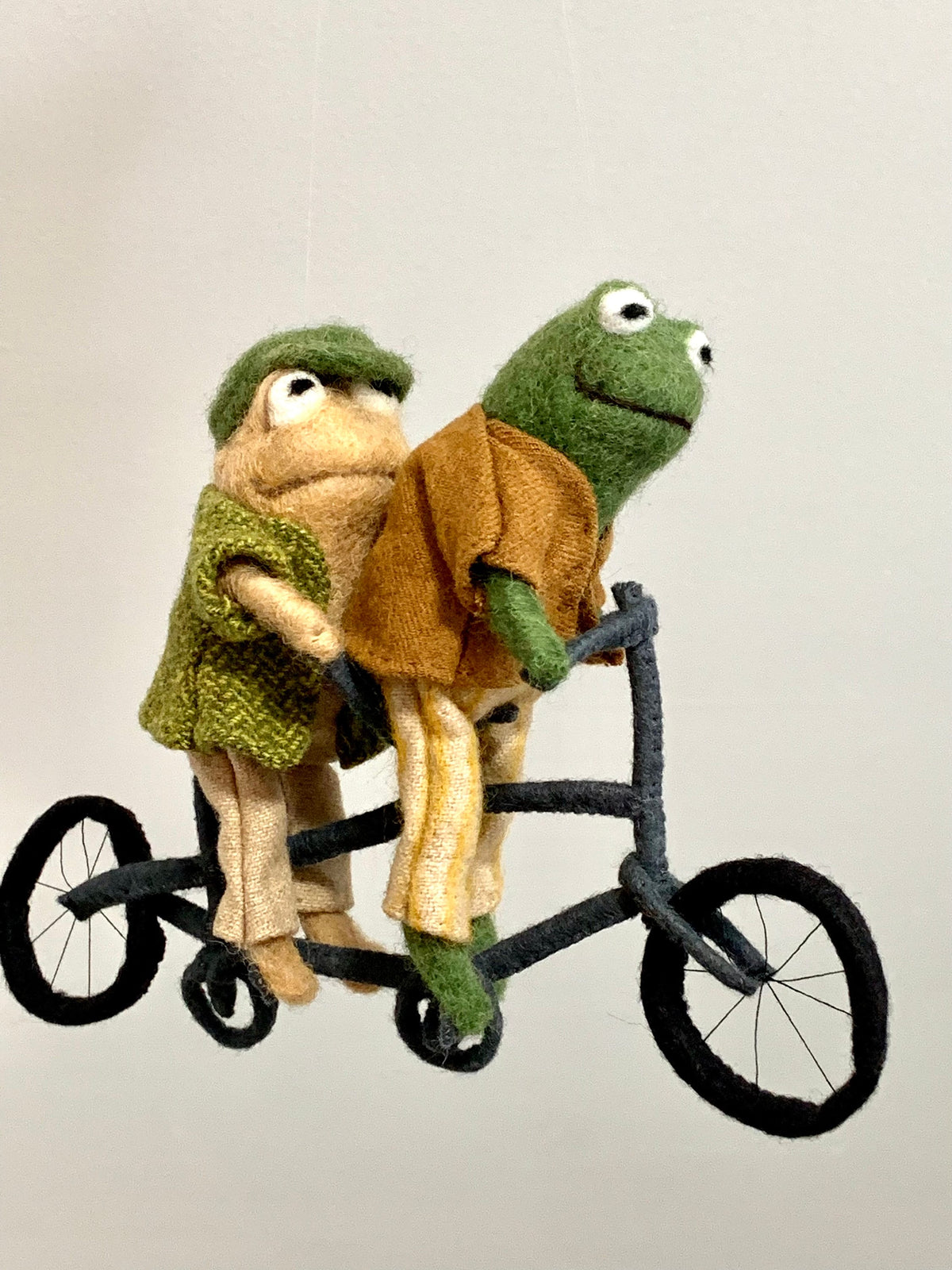 Frog and Toad on the Tandem Bicycle Mobile
