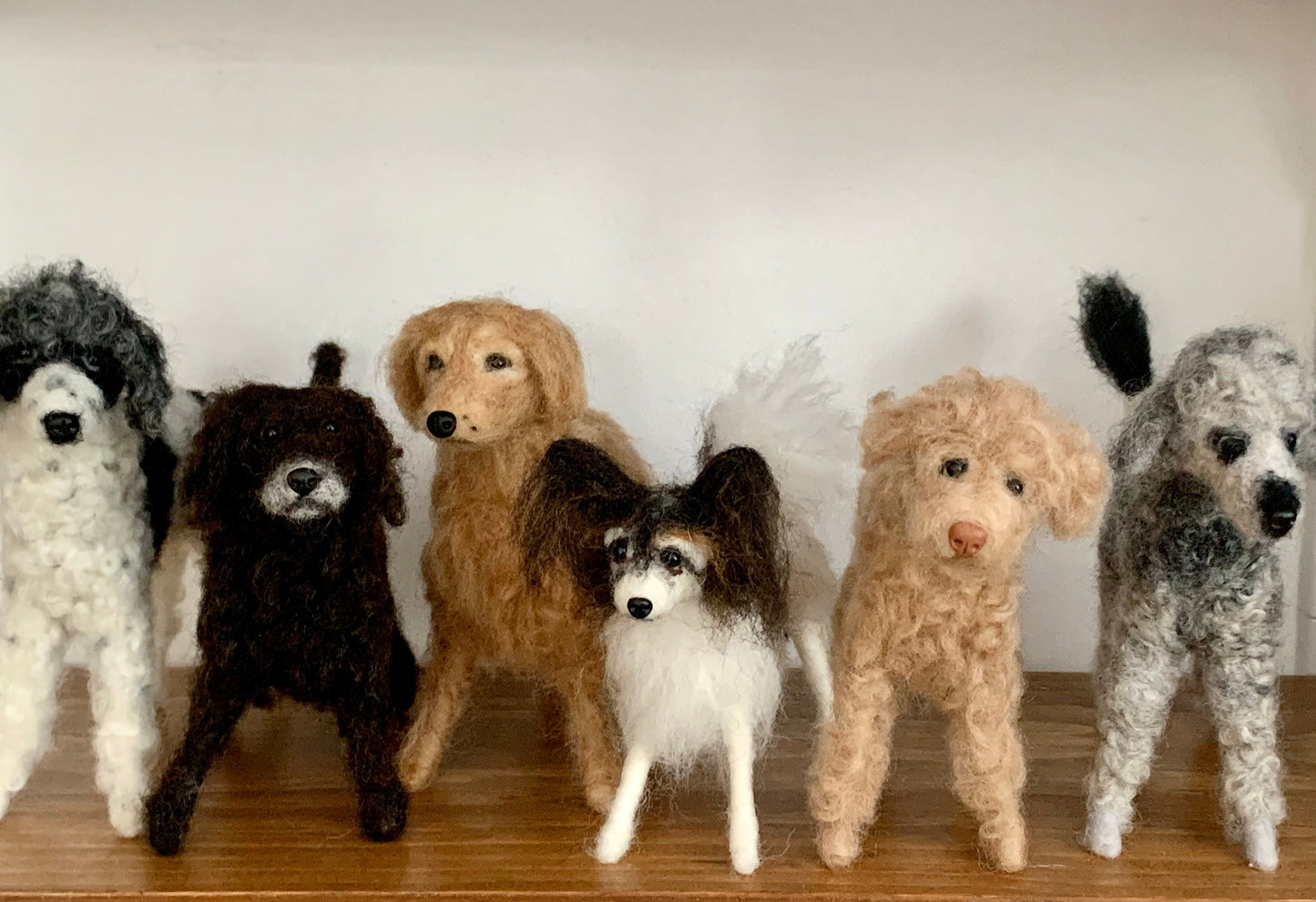 Dog Sculpture, Custom Needle Felted Pet Replica, Pet Portrait from Photo