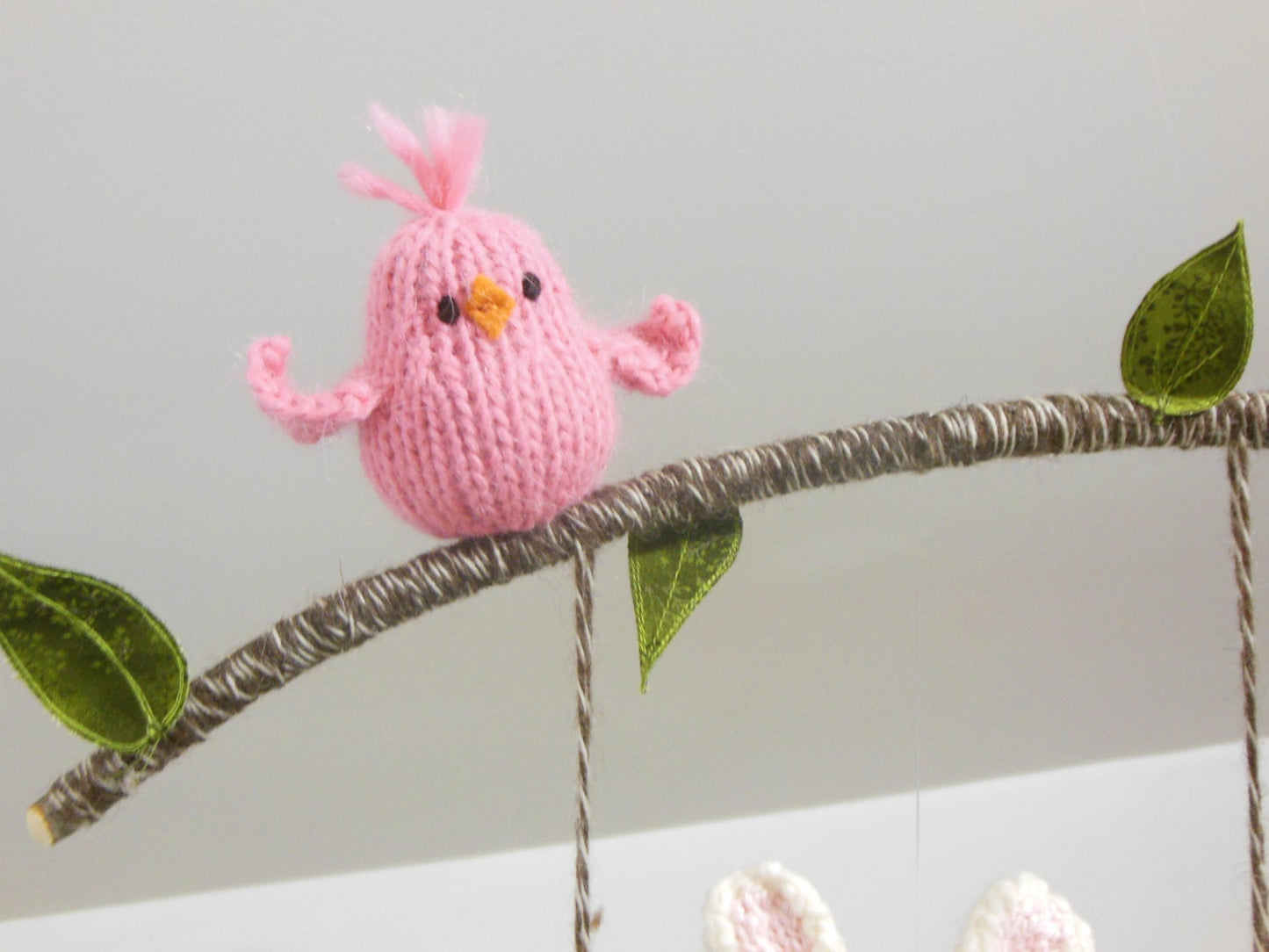 Bunny and Bird Mobile