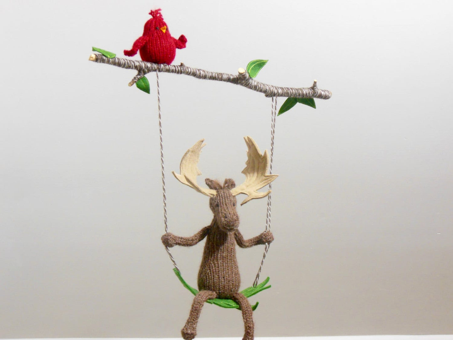 Moose and Bird Mobile