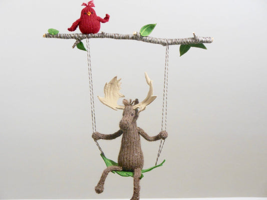 Moose and Bird Mobile