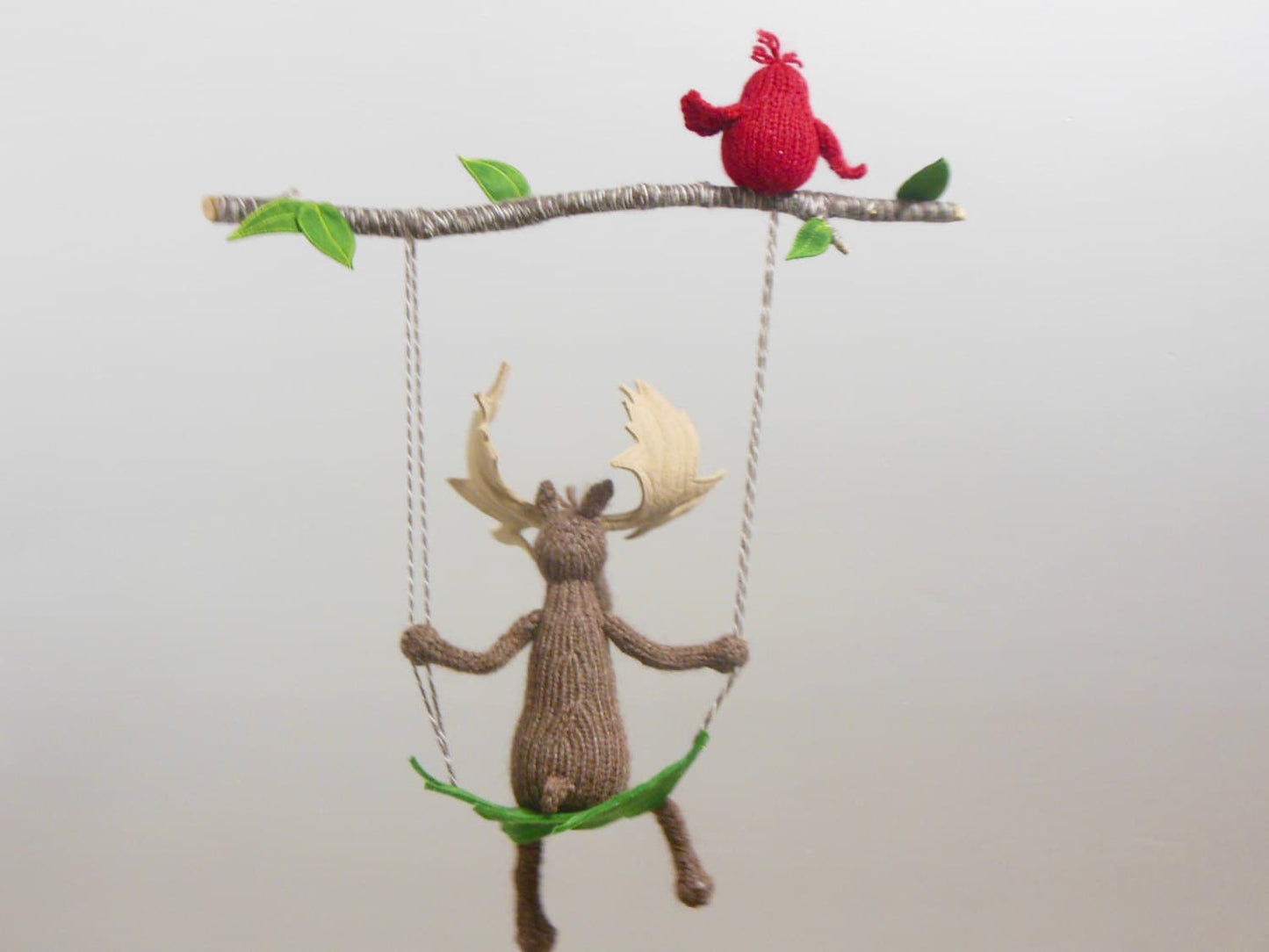 Moose and Bird Mobile