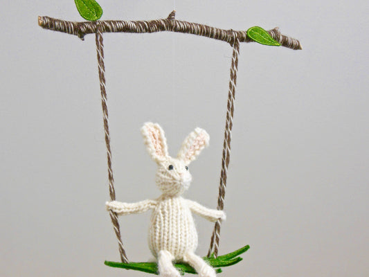 Bunny on a Swing Mobile