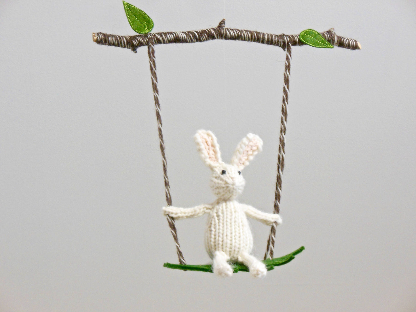 Bunny on a Swing Mobile