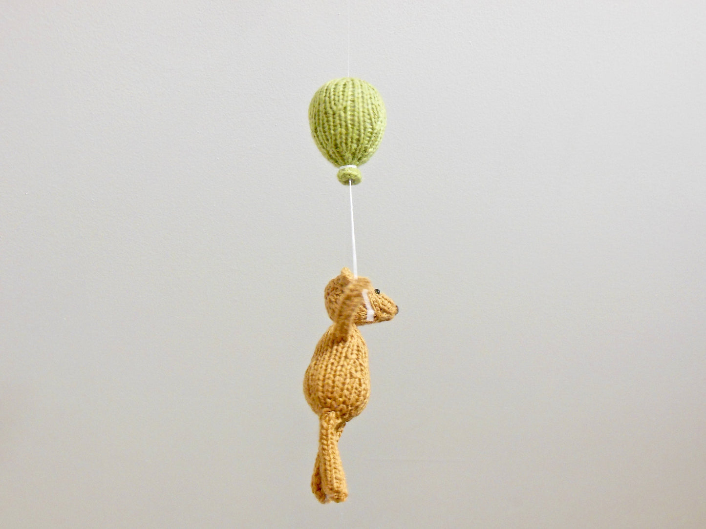 Toffee Bear Holding Balloon Mobile