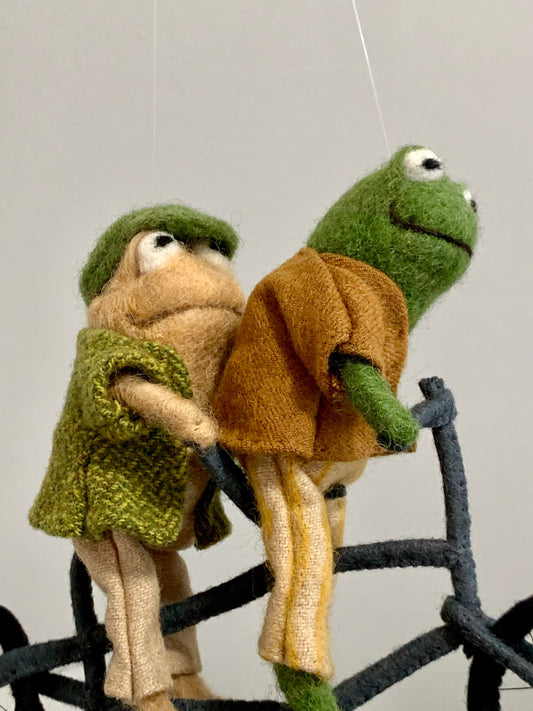 Frog and Toad on the Tandem Bicycle Mobile