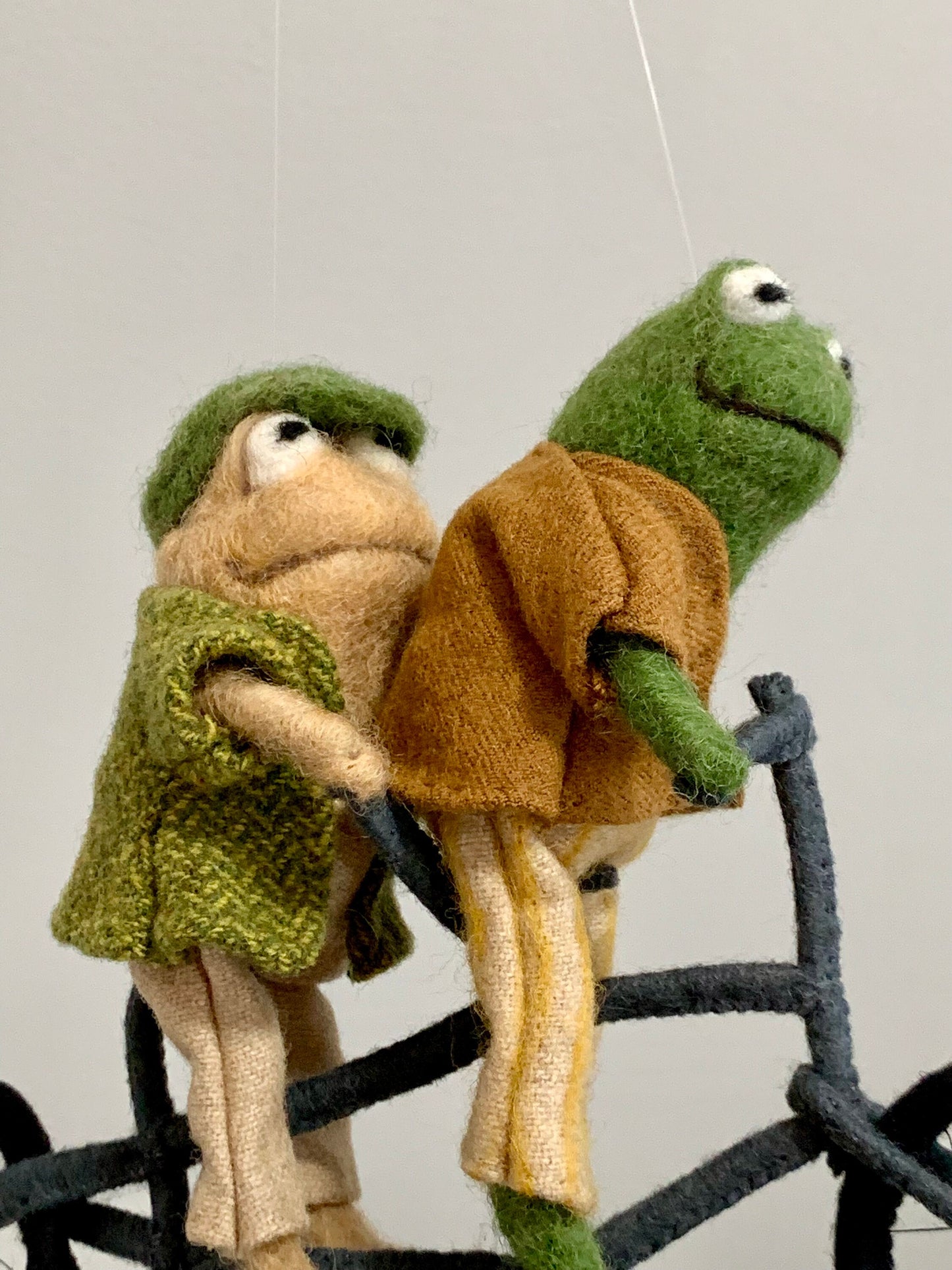 Frog and Toad on the Tandem Bicycle Mobile