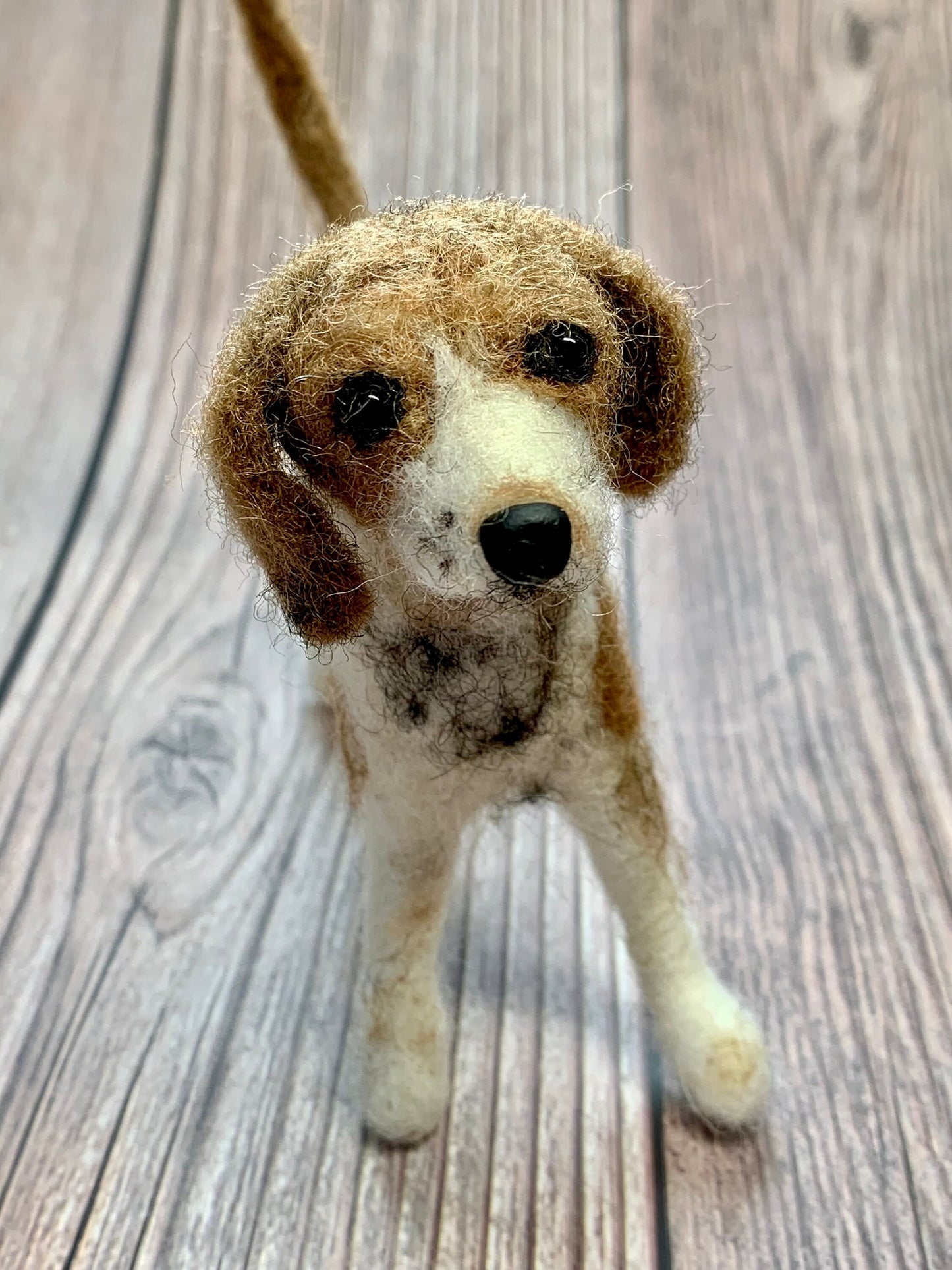 Dog Sculpture, Custom Needle Felted Pet Replica, Pet Portrait from Photo