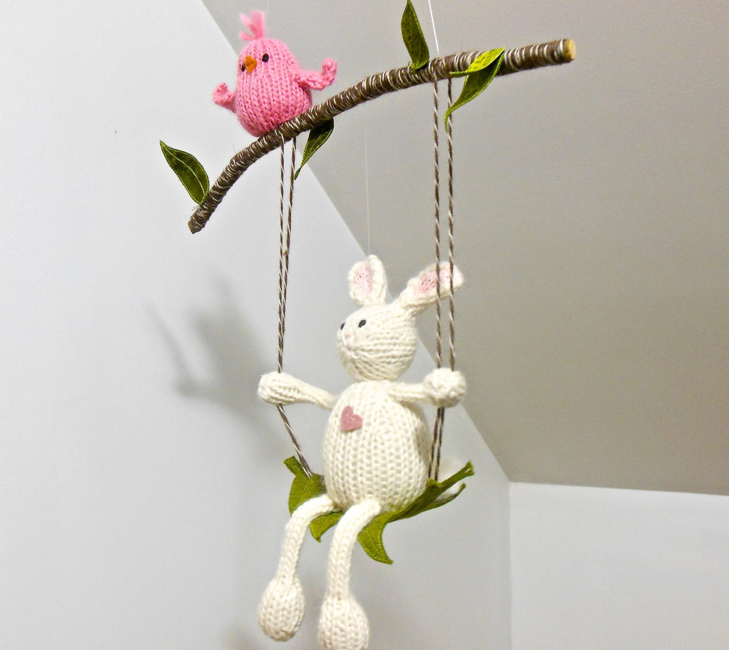 Bunny and Bird Mobile